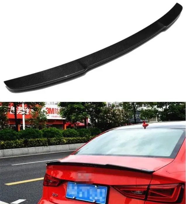 Высокое качество углеродного волокна заднего крыла багажник спойлер для AUDI A3 S3 RS3
