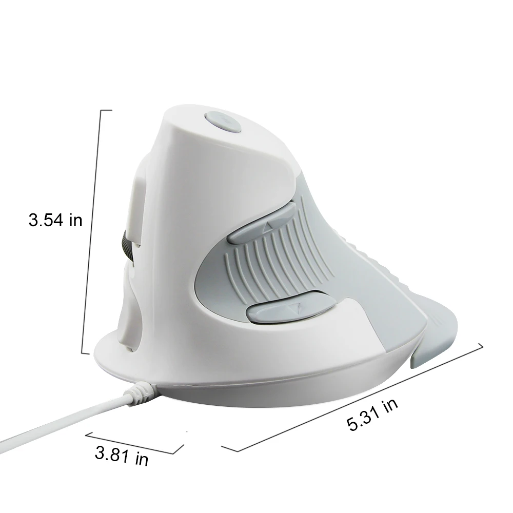 Delux M618 Вертикальная игровая мышь 1600DPI USB оптическая компьютерная Mause эргономичная