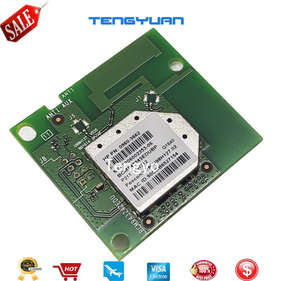 Фото Плата Wi-Fi для HP LaserJet Pro M102w M101W M106W M104W M203DW M130FW M227FDW 0960-3662 №3