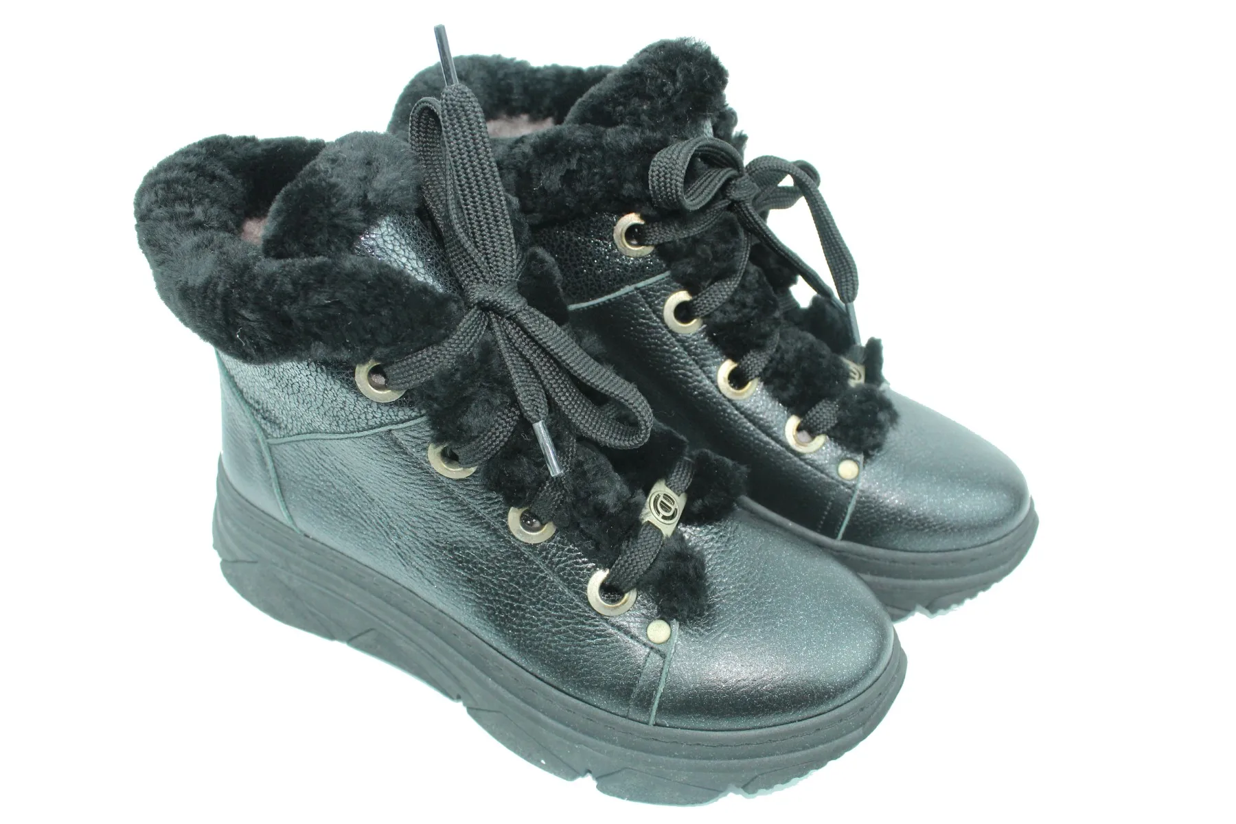 

Черные женские ботинки Zer Shoes