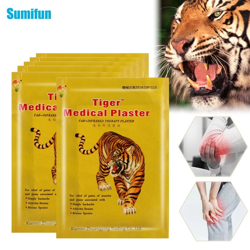 

40pcs Big Sales Chinese Medicated Plaster Knee Pain Relief Patch Tiger Arthritis Joint Orthopedic Shoulder Knee Ache Stickers