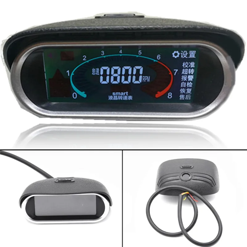 Универсальный цифровой тахометр для автомобиля грузовика мотоцикла 12 В 24