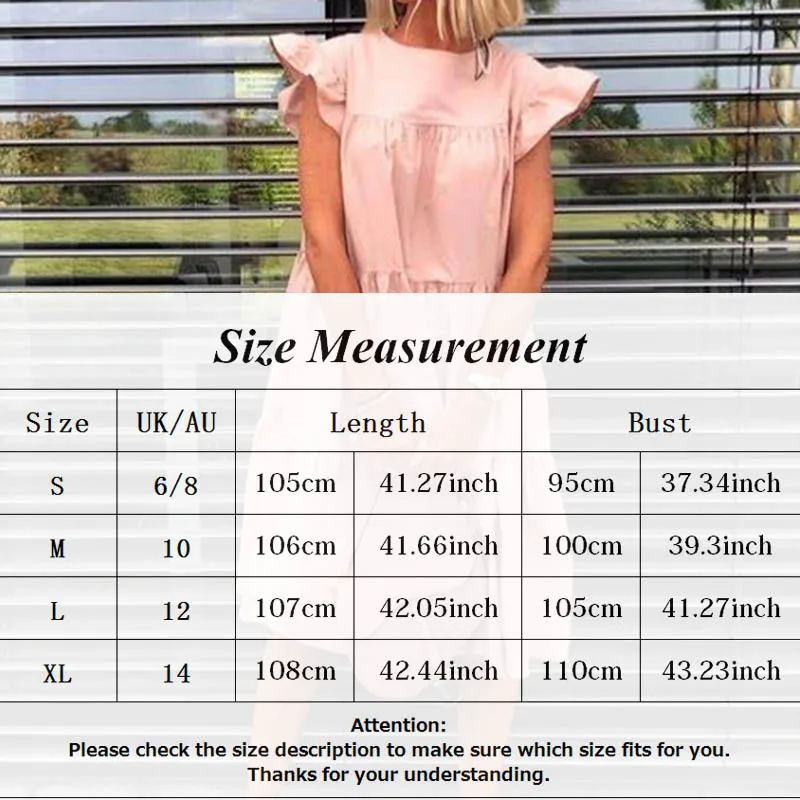 

Summer Women Dress Short Sleeve A-line O-neck Vintage Party Midi Dress 2020 Solid Loose Vestido Casual Beach Female Dresses