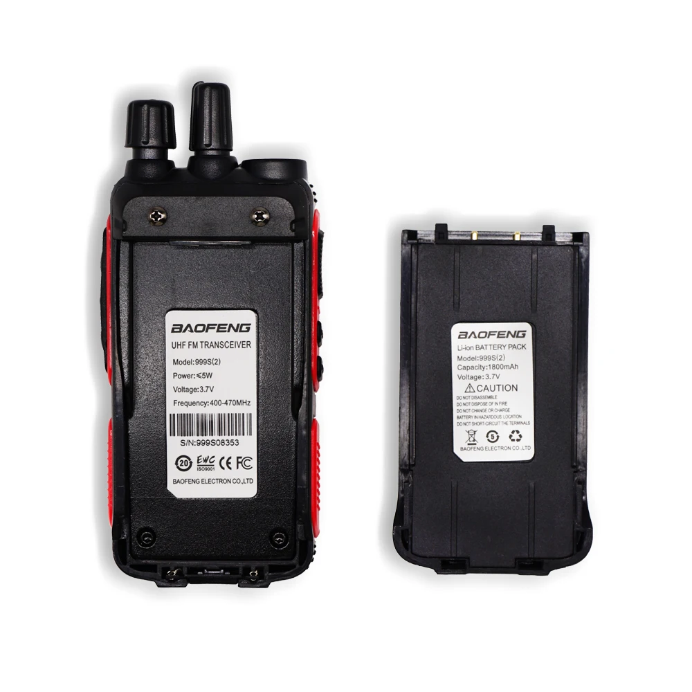 Baofeng BF-999s Plus Walkie Talkie военный уровень двухстороннее радио Tansceiver для безопасности отеля Ham Радио BF999s обновление BF888s