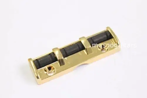 

6 string metal electric guitar roller nut in gold