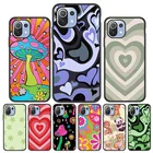Чехол для телефона с сердечками и кругами для Xiaomi Poco X3 Pro, мягкий чехол из ТПУ для Xiaomi Mi 11 Lite 10T Pro 11 Ultra Funda Poco F3 X3 GT M3 Pro