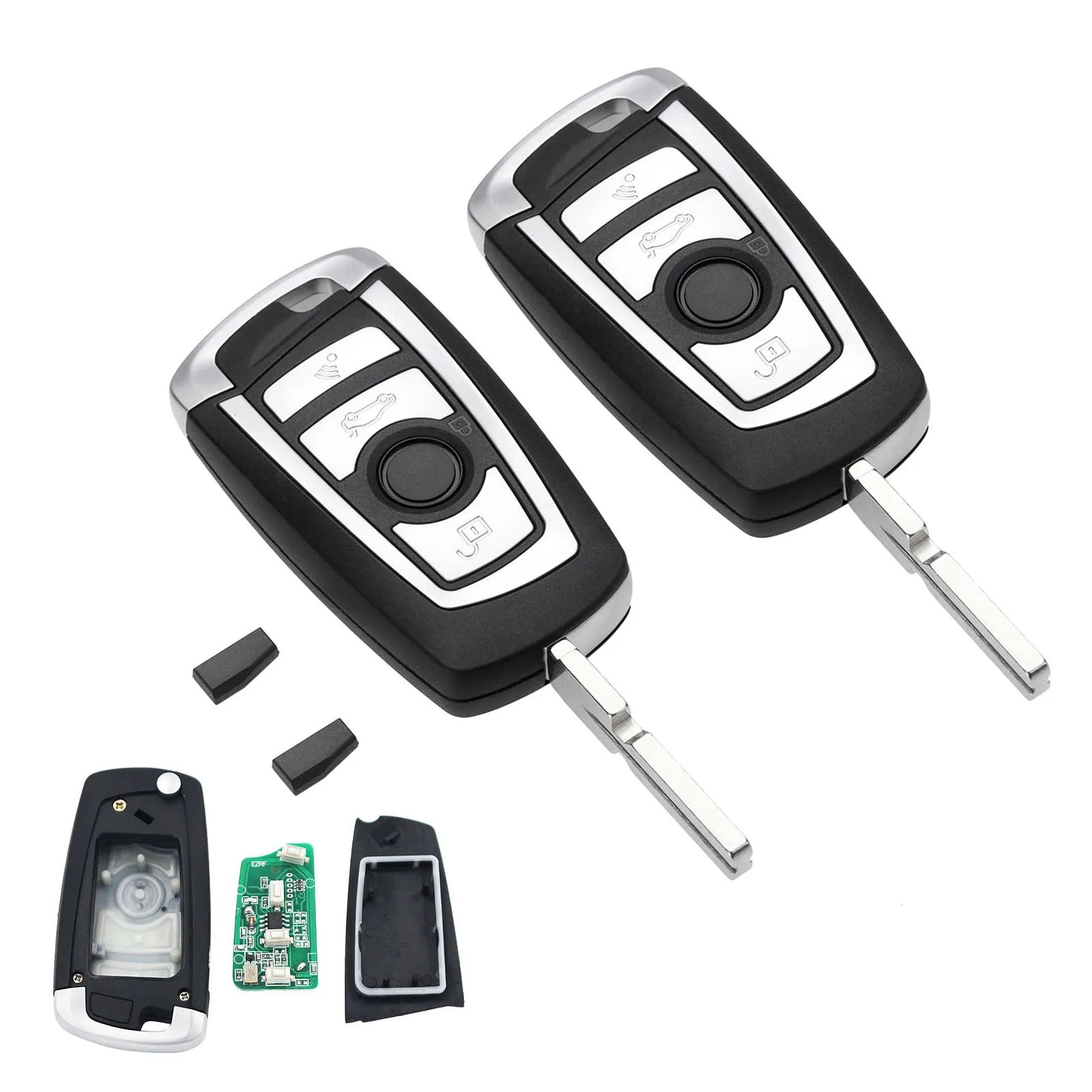 4 кнопки 433 МГц модифицированный флип-пульт дистанционного управления PCF7935AA ID44