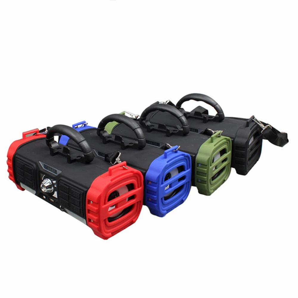 Портативная Bluetooth колонка беспроводной динамик с FM радио 20 Вт|Портативные