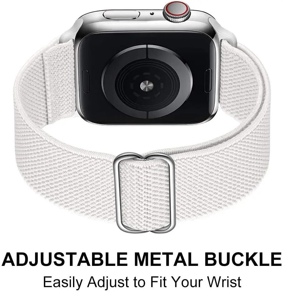 Solo Loop Nylon Strap for Apple Watch Band 45mm 41mm 44mm 40mm 42mm 38mm, Elastic Scrunchie Bracelet Correa for iWatch 7SE654