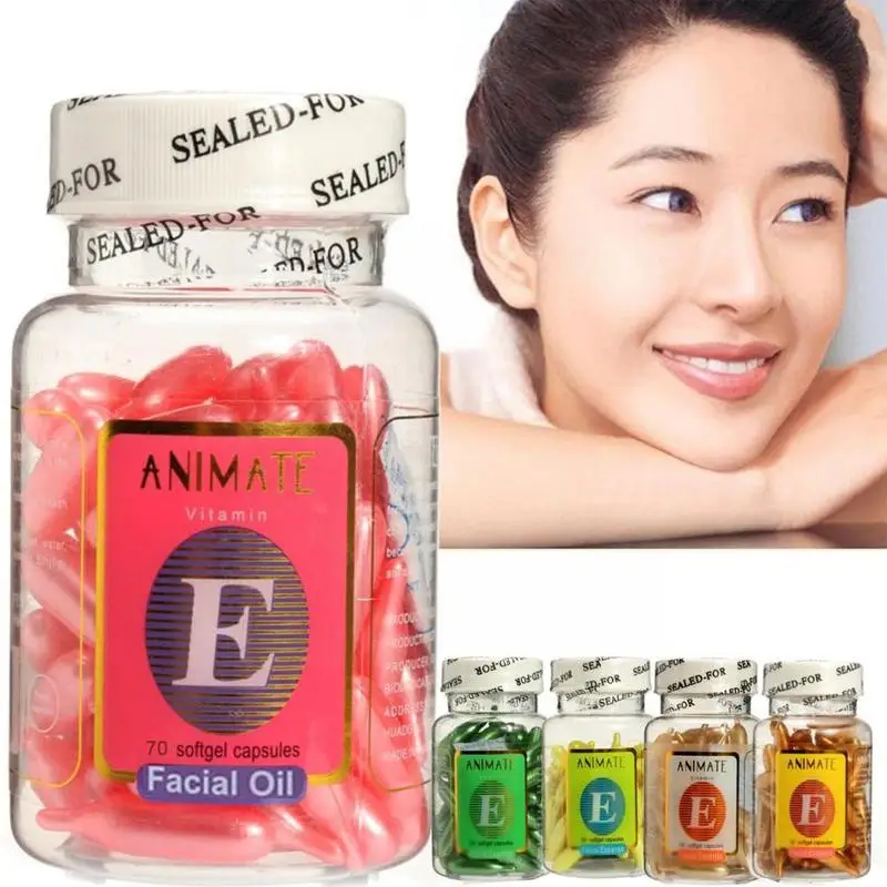 

6 Kinds Vitamin Face Capsule Cream Cleansing Cream Scar Ance Capsule Cleansing Care Moisturizing Cream Eye Repair W7x3