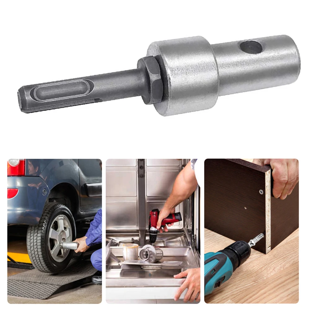 Металлические сверла насадки с шнеком 2 ямы слота Круглый хвостовик конвертер