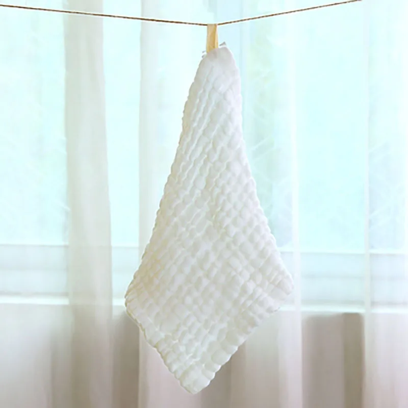 

2pcs/set wholesale Baby cotton saliva towels, gauze towels, face wash, newborn babies supplies, small soft square towel 24X21cm