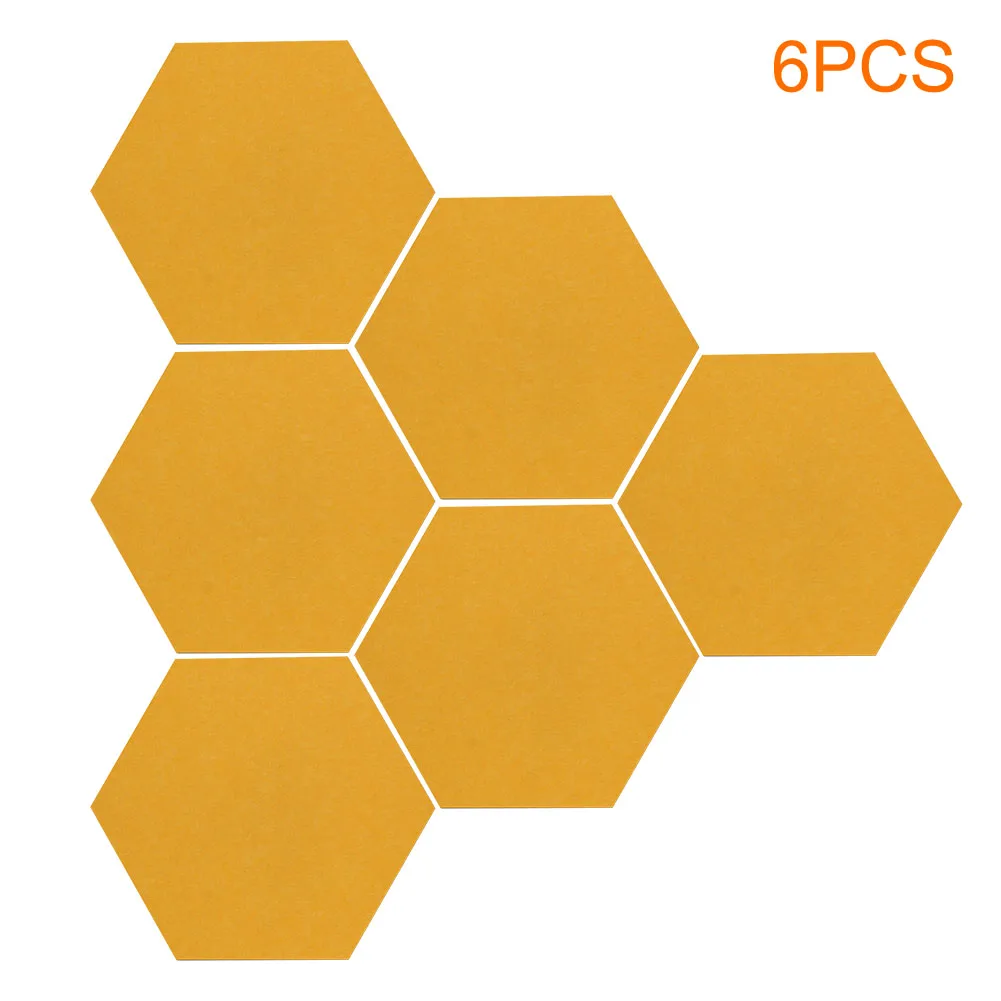 

6pcs Photos Nursery Photography Hexagon Cork Board Notice Modern Memos Display Living Room Self Adhesive Bedroom Home Decor