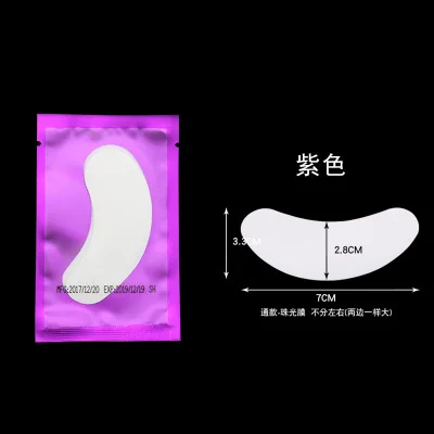 Патчи бумажные безворсовые для наращивания ресниц 100 пар | Красота и здоровье