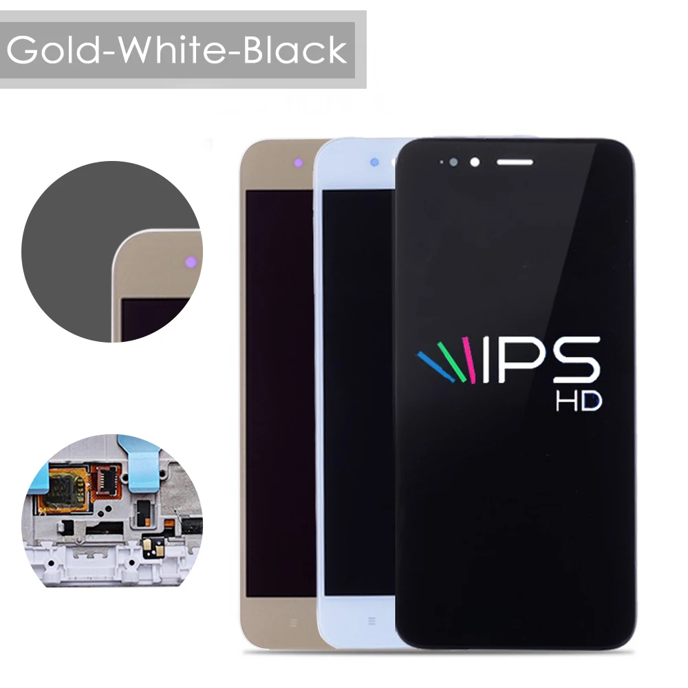 5.5" Original LCD For XIAOMI Mi A1 LCD Display Touch Screen Digitizer Assembly Frame For Xiaomi Mi A1 Mi 5X Display 10 Touch