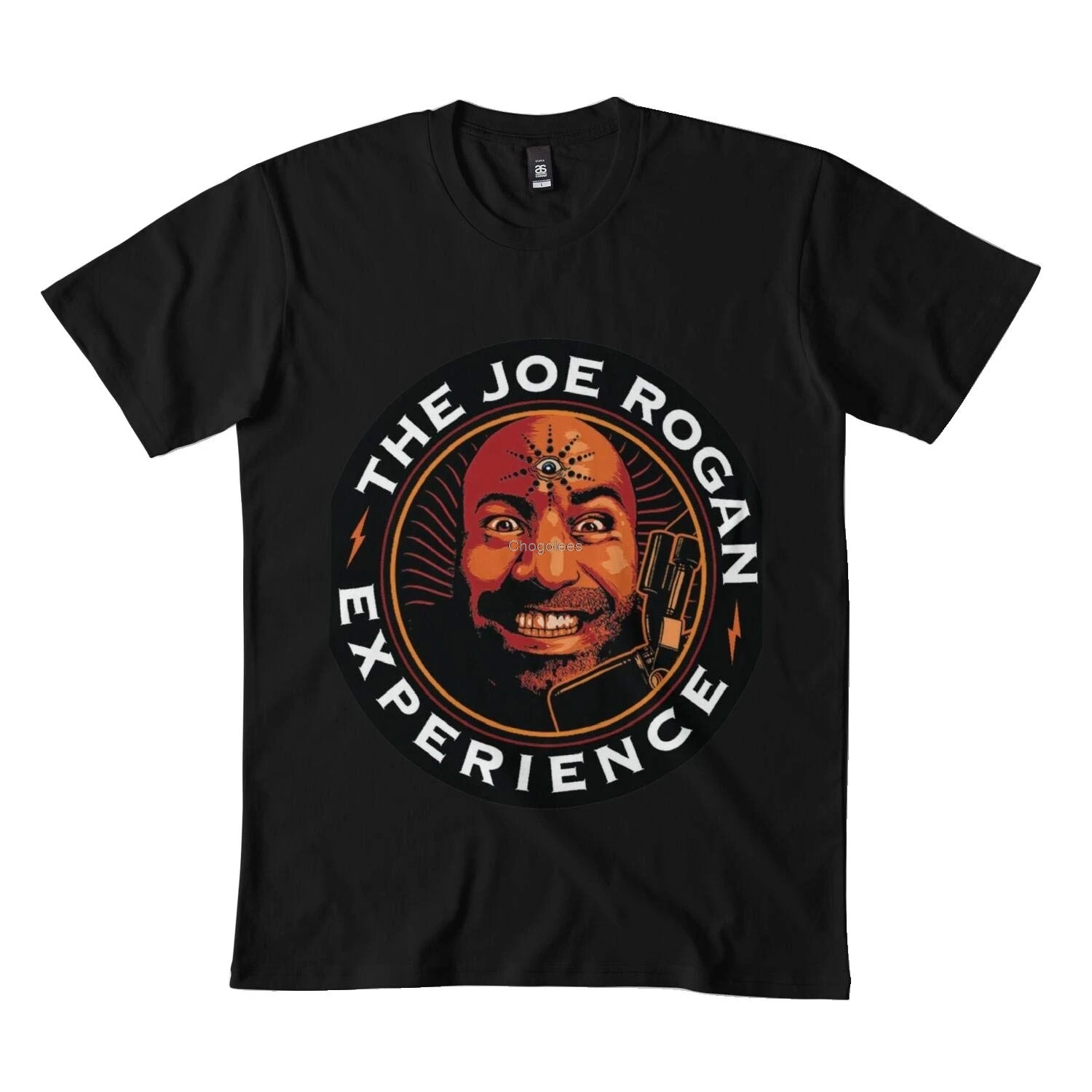 Классическая черная футболка Jre Joe Rogan с логотипом подкаста DMN411 |