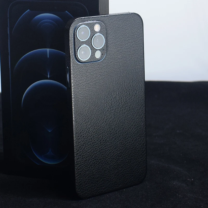 Роскошная кожаная оболочка для телефона наклейка на заднюю панель iPhone 13 Pro Max 12 Mini
