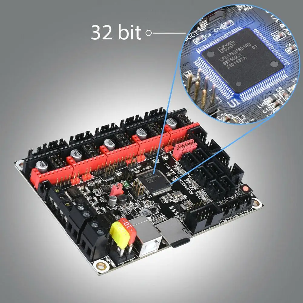 

3D Printer DIY Fittings 3D Printer Motherboard SKR Open Firmware Board Source 32-Bit V1.3 Processor N3B0