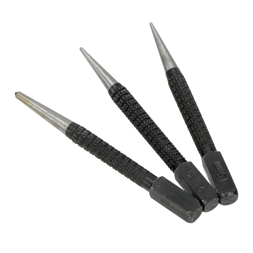 

DIYWORK Cylindrical Punching Fitter Drilling Positioning Punching 3 piece/set Sample Punching Center Punching Hole Punching