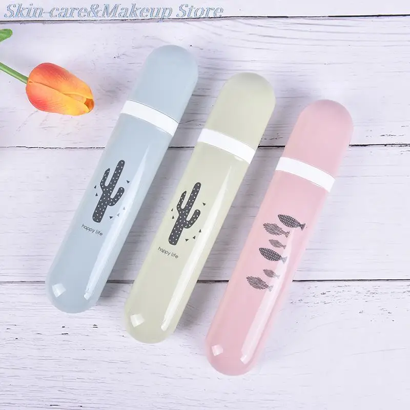 

1PC Portable Toothbrush Cover Holder Outdoor Travel Camping Toothbrush Box Case Bathroom Product