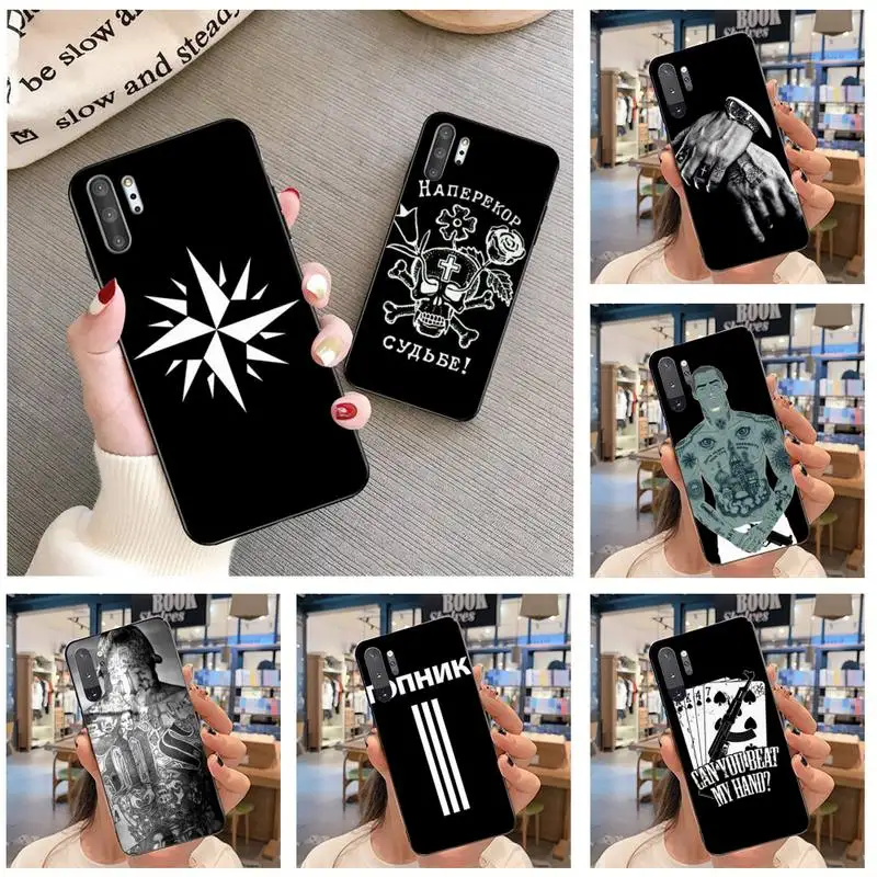 Чехол для телефона HUAGETOP с изображением русской мафии Samsung Note 7 8 9 10 Plus lite Galaxy J7 J8 J6
