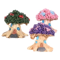 miniature landscape fairy garden miniature resin jewelry decoration crafts simulation tree house creative home decoration