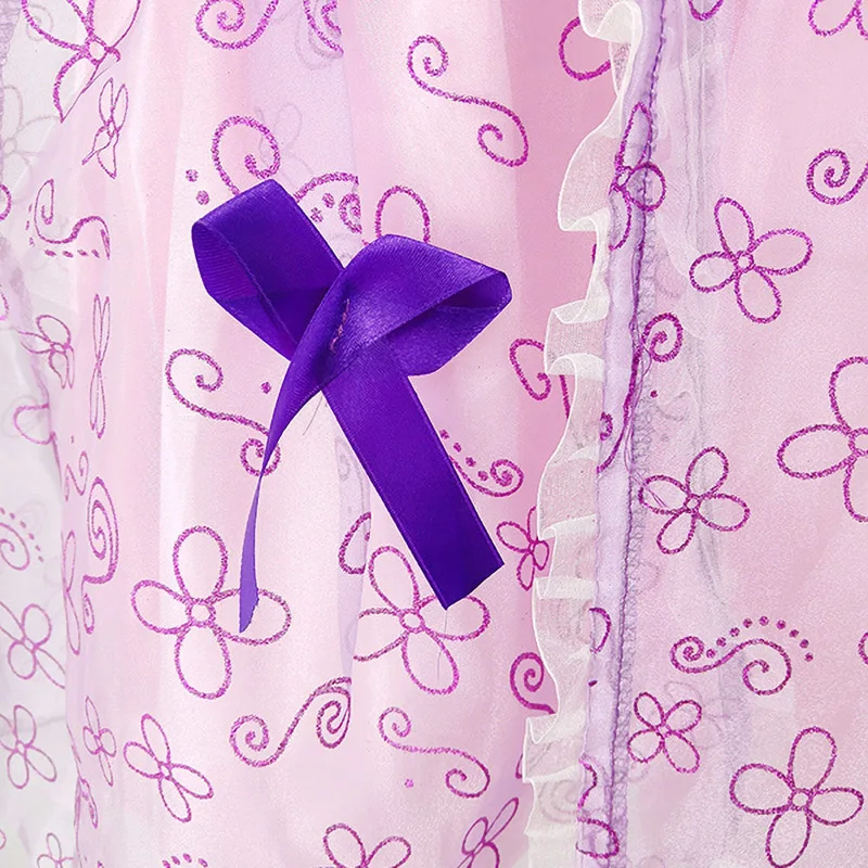 

Sofia Dress Girls Dress Up Sofia Costume Children Masquerade Fantasy Costume and Princess Accessories Girl Birthday Party Dress