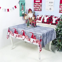 christmas tablecloth christmas cartoon polyester tablecloth washable 150180cm christmas table cloth