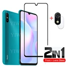 2 в 1 на Redmi 9a стекло закаленное стекло для Xiaomi Redmi 9a 9 A A9 Redmi 9a Защитная пленка для экрана Xiomi Xaomi Xaiomi 6,53