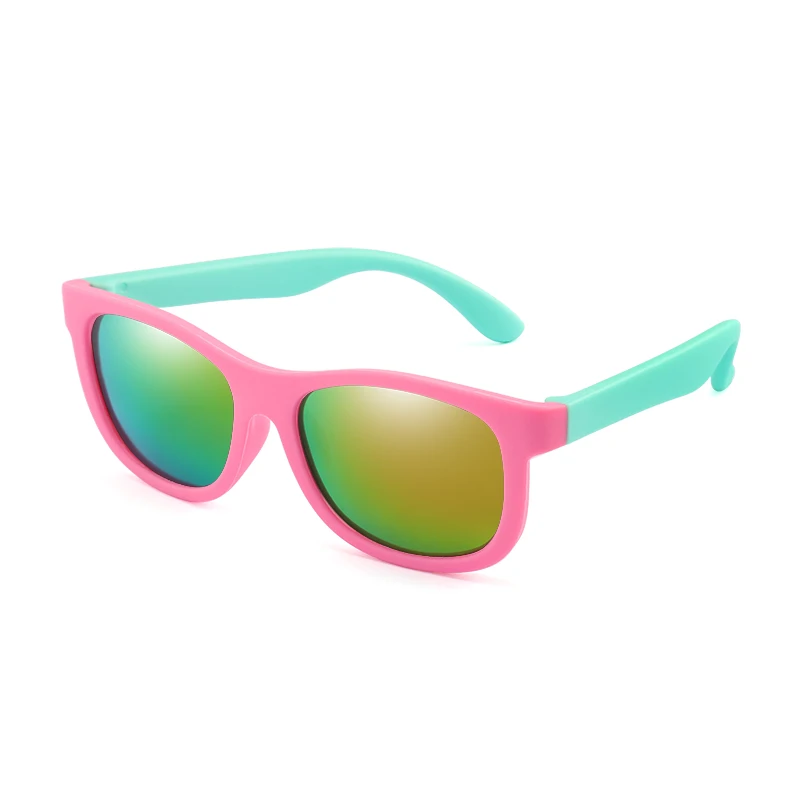 Детские солнцезащитные очки TR90 зеркальный чехол для автомобиля поляризованные