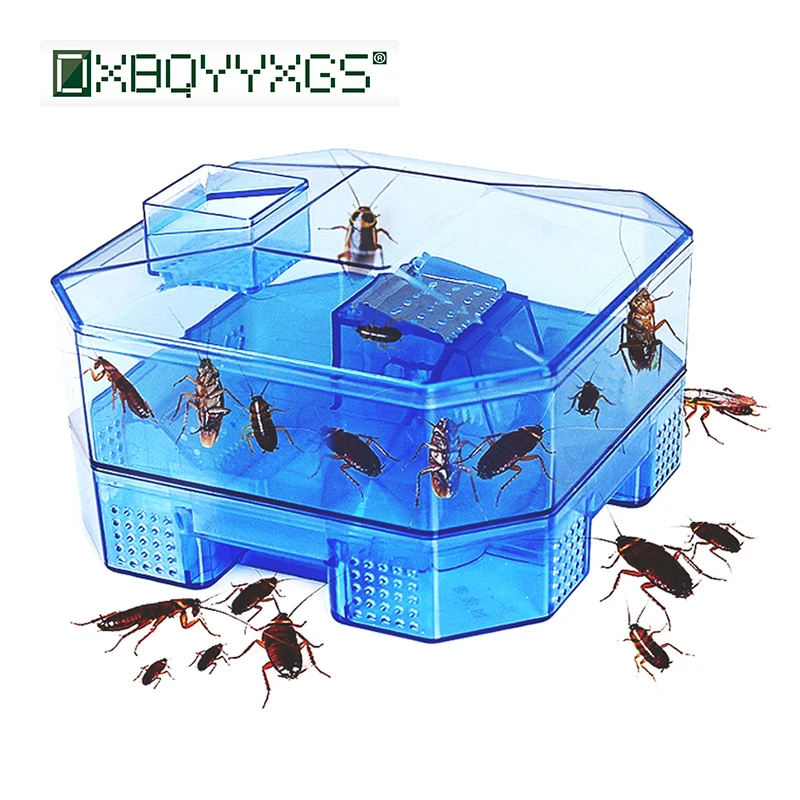 

4pcs Cockroach Trap Fifth Upgrade Safe Efficient Anti Cockroaches Killer Plus Large Repeller No Pollute For Home Office Kitchen