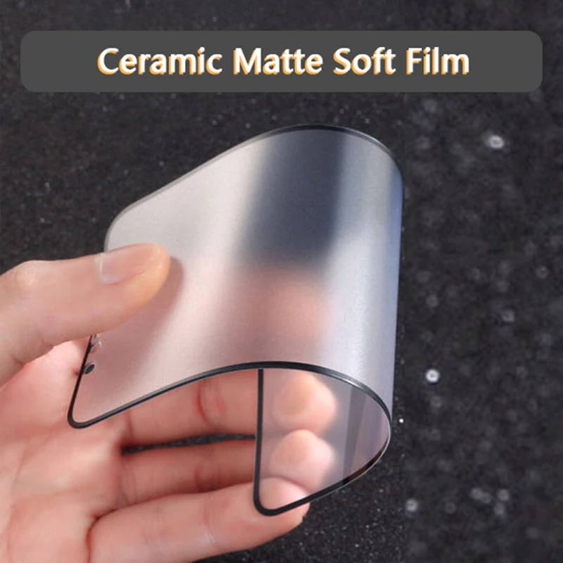 

Matte 9D Screen Protector Ceramic Film For Samsung J8 J7 J6 J5 J4 J2 Core Pro Plus Prime Full Cover Protective Glass Black Edge