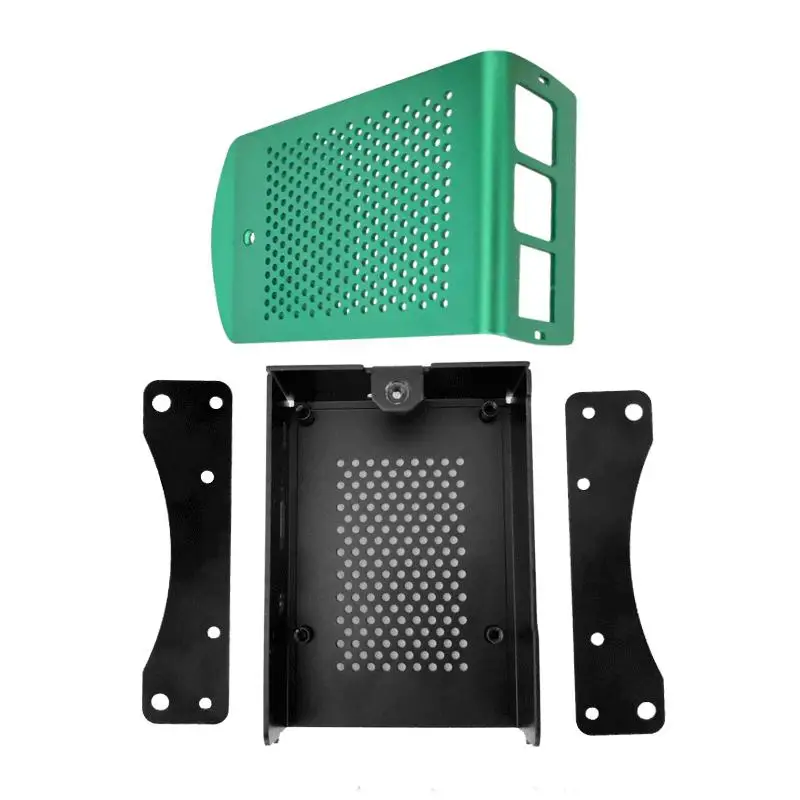 Raspberry Pi 3 Model B Plus алюминиевый серебристый зеленый черный чехол металлический