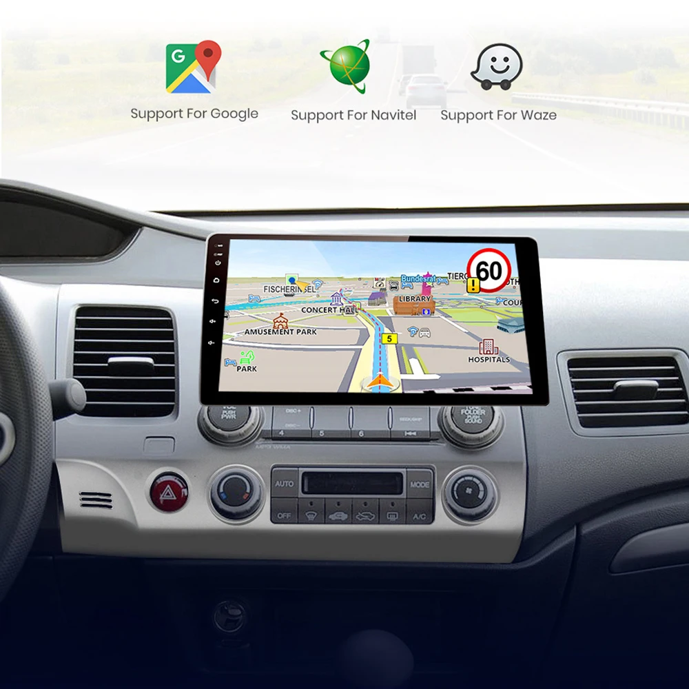 Автомобильный мультимедийный видеоплеер 2 din Android 10 1 ГБ + 32 GPS навигация