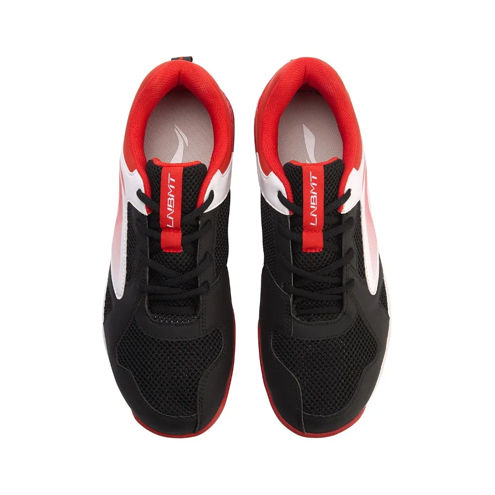 Туфли Li-Ning мужские для бадминтона, дышащая Спортивная нескользящая обувь, с подкладкой, AYTN051-5