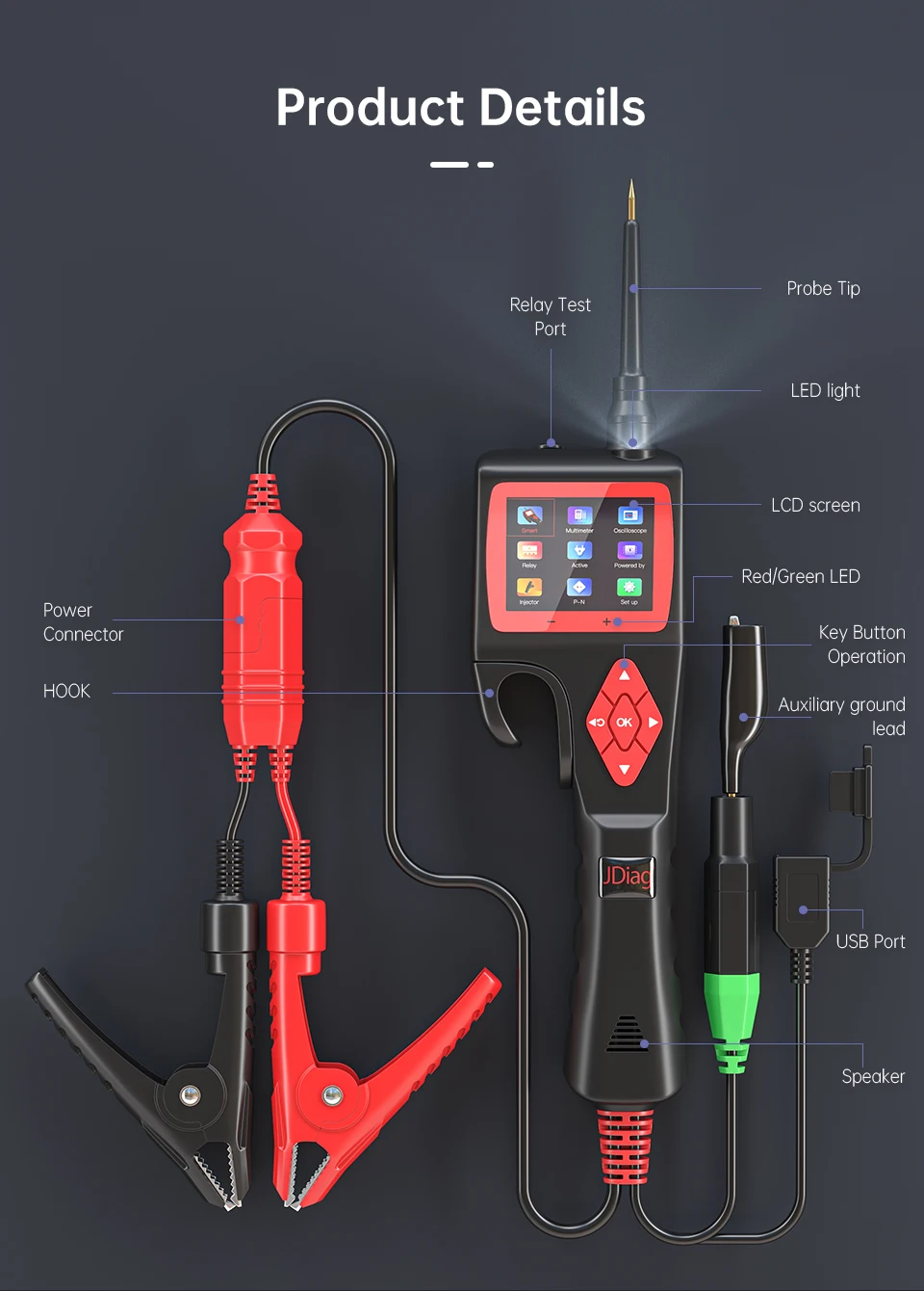 Powerful Automotive Circuit Tester Power Probe Diagnose Vehicle Electrical System Problem Scan Smart Test | Автомобили и