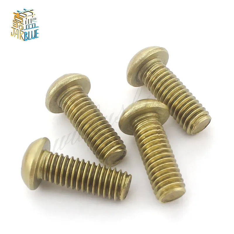 Винты с круглой головкой Phillips латунные 50/100 шт./лот M2/M2.5/M3/M4/M5/M6 * L набор GB818|Винты| |
