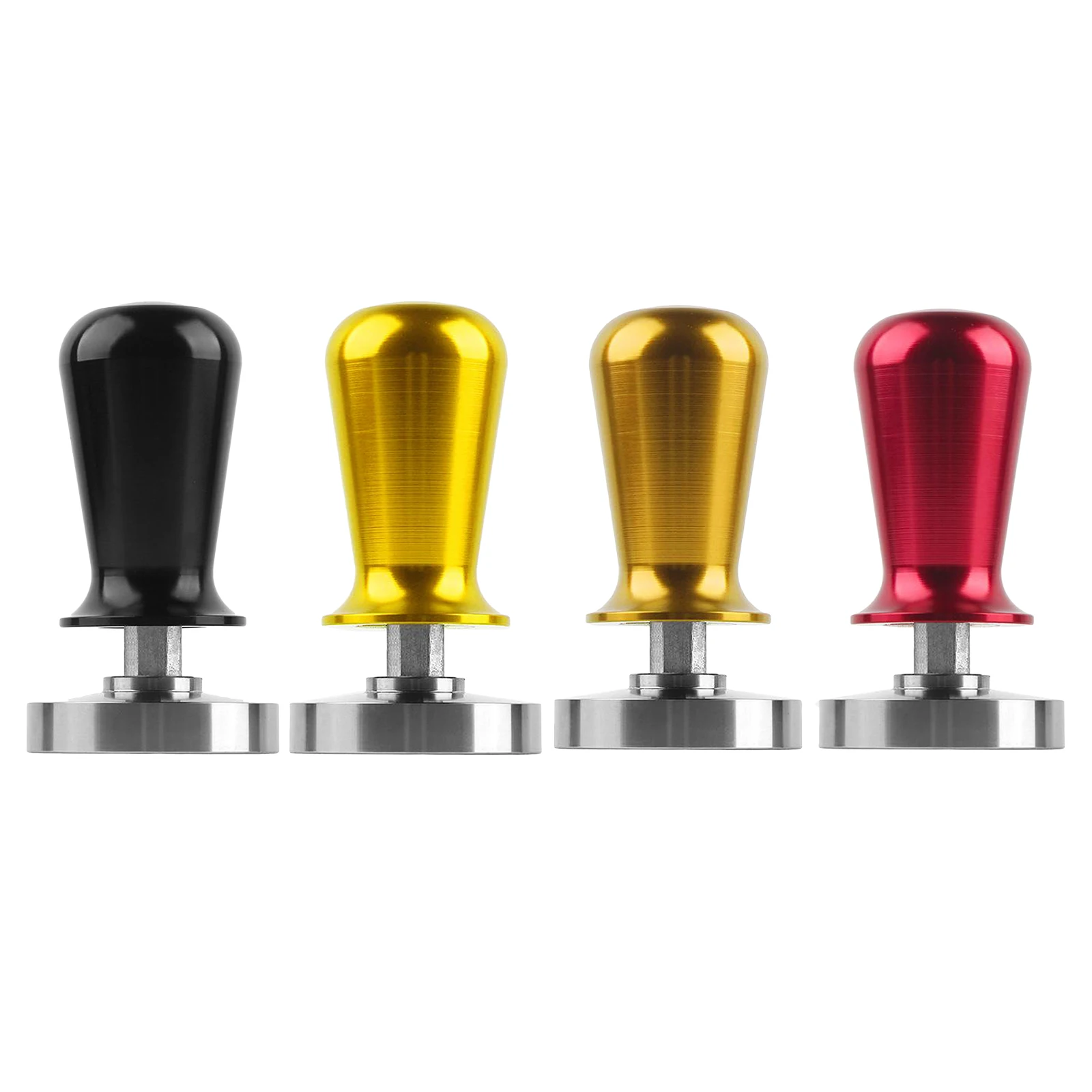 

58mm Calibrated Pressure Tamper Coffee Powder Hammer with alloy Steel Base