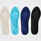 4D ортопедические стельки из флока с эффектом памяти для женщин, ортопедические стельки для обуви, ортопедические подушки