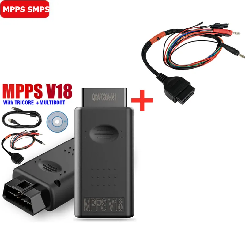 MPPS V18.12.3.8 основной+ TRICORE+ MULTIBOOT с Секцией трикорный кабель автомобильный инструмент V18