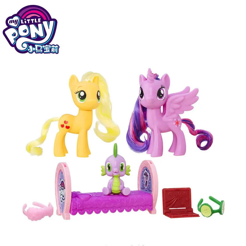 My Little Pony Дружба пони набор B9160 две пони флуттеши Радуга Дэш ПВХ Фигурки девушки куклы