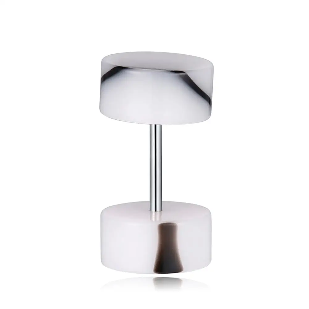 Классические нейтральные черные и белые круглые серьги 2 шт. простые шариковые