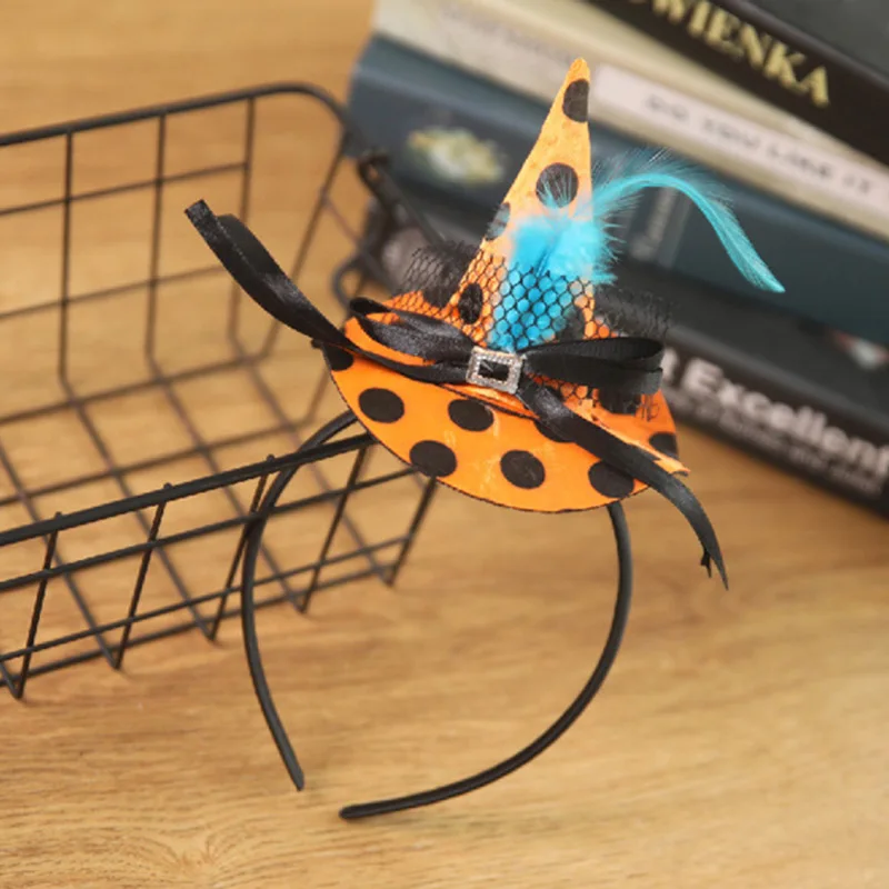 Женский головной убор в виде ведьмы для Хэллоуина|Шпильки и заколки волос| |