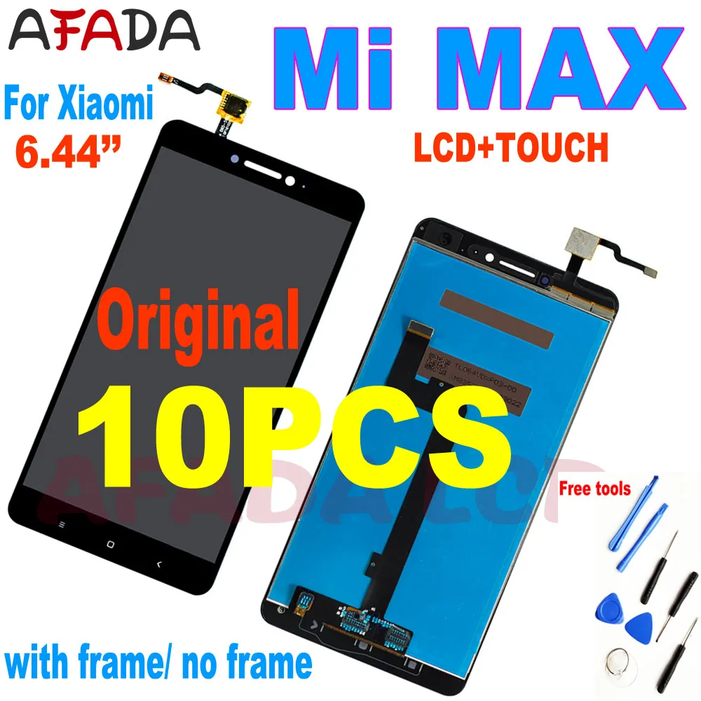 

10PCS 6.44" For Xiaomi Mi MAX LCD Display Touch Screem Panel Digitizer For Xiaomi MIMAX Mi Max Display Assembly with Frame