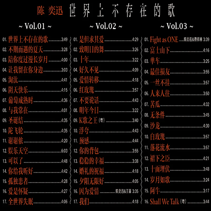 Оригинальные китайские виниловые записи 12 см CD диск Eason Chan Китай мужской певец