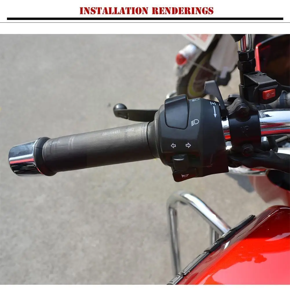 

1 pair of winter motorcycle handlebar heating cover, car 12v universal handlebar cover heating heating electric battery A4N6