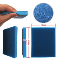 1 20pcs 100120mm wet dry sanding sponge disc sandpaper rectangular 100 240 grit blue double sided sponge sand block