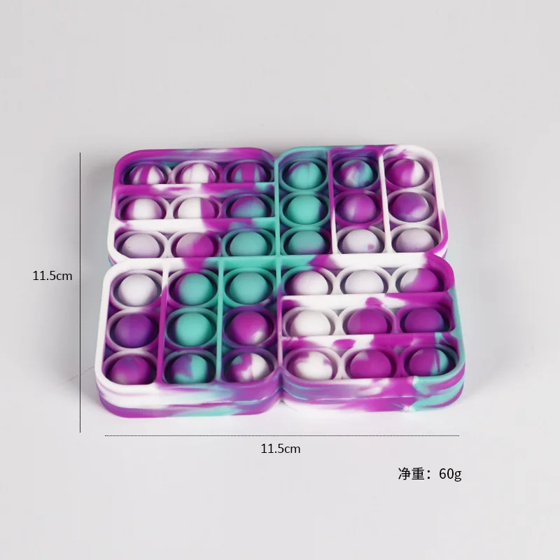 

Push Bubble Sensory Toy Autism Needs Squishy Stress Reliever Toys Adult Kid Funny Anti-stress Fidget Reliver Stress