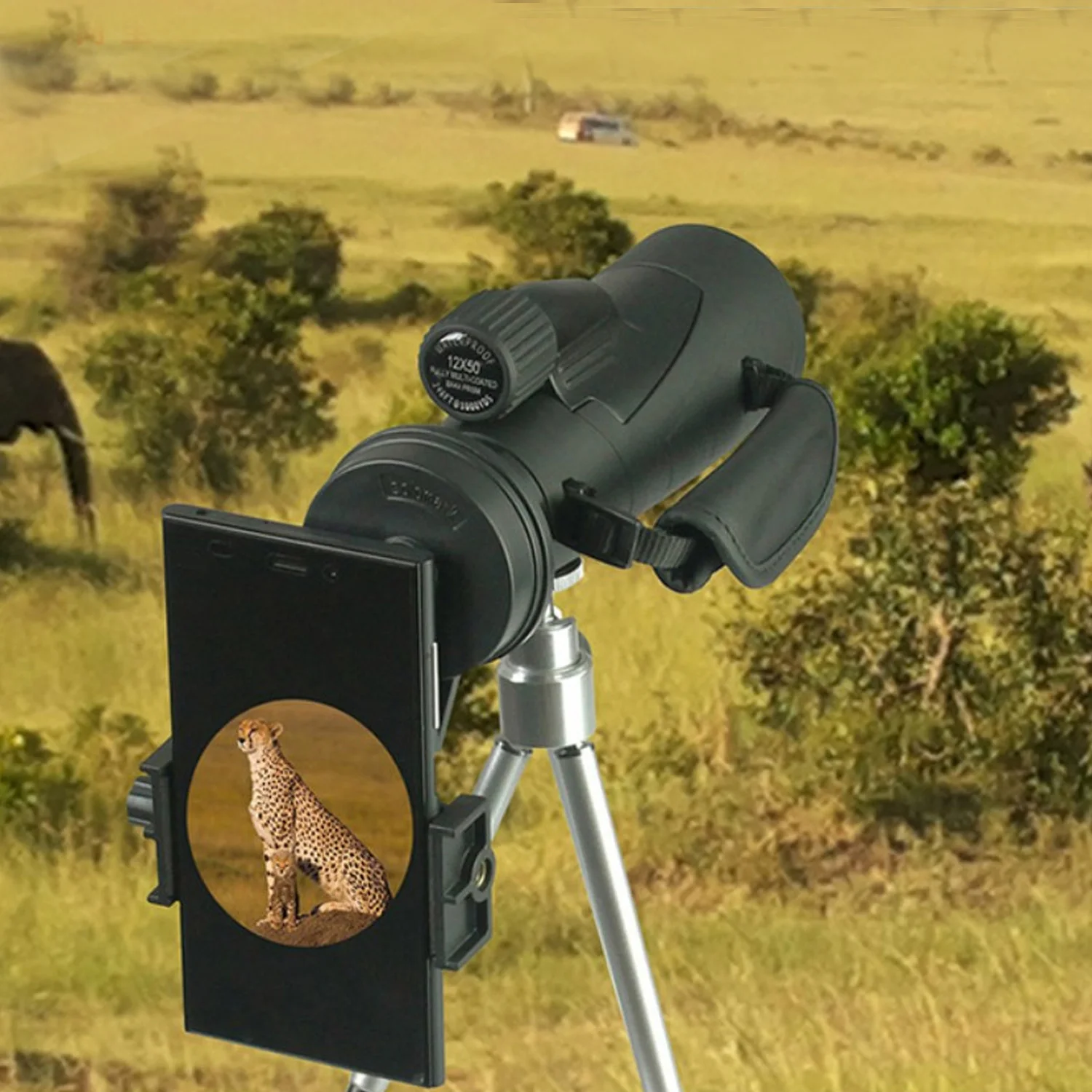 Регулируемый держатель для мобильного телефона Besegad смартфона адаптер телескопа