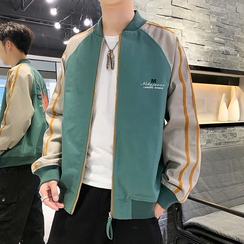 

Jacket Men's New Baseball Uniform Spring Autumn Couple Coat Trendy Casual Loose Fashion Brand Handsome Clothes Men's Clothing